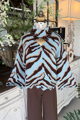 Borden Sweater Lt Blue by Entro Sweater Entro