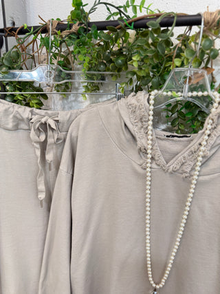 Britney Hoodie Taupe Shirts & Tops Sunflower