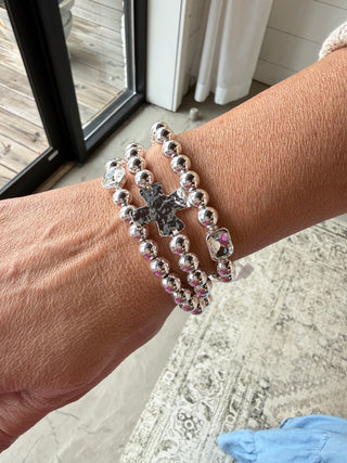 Mandy Bracelet Set Silver Bracelets Chic Cool
