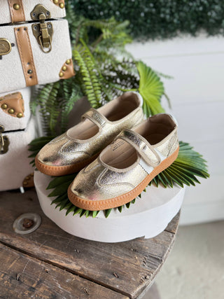 Calm Down Gold by Corky’s Shoes Hey Girl by Corky's