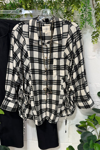 Elliott Top Black by Umgee Shirts & Tops Umgee