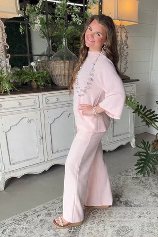 In Style Pant Set Lt Blue Top & Pant Set stylive