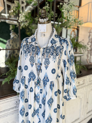 Palisades Dress Blue Dresses Gigio