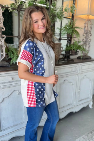 Firecracker Top Cream Shirts & Tops Heimish USA