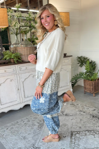 Meadow Pant Butterfly Multi Pants Pol Clothing