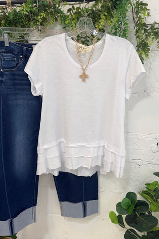 Christine Top White