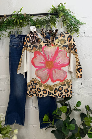 Mix It Up Sweater Leopard