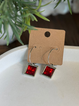Glam Girl Earrings Red Earrings Accessories To Go