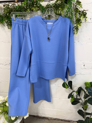 Next Level Pant Set Cornflower Top & Pant Set Zenana