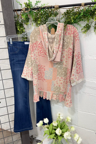 Countryside Top Khaki by Easel Shirts & Tops Easel