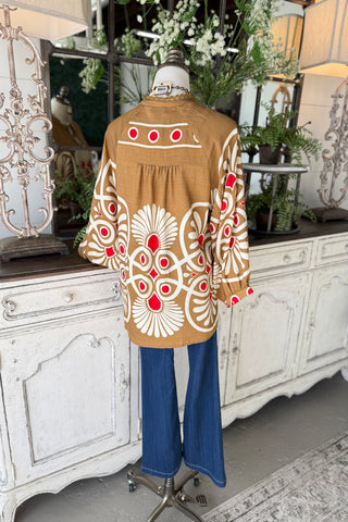 Tuscan Top Bronze Shirts & Tops Gigio