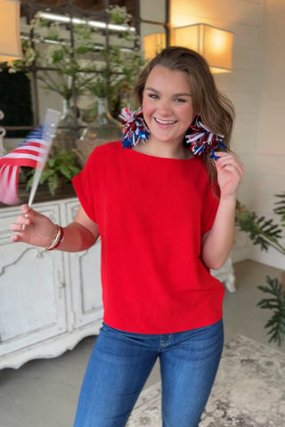 American Cheer Earrings Earrings Chic Cool