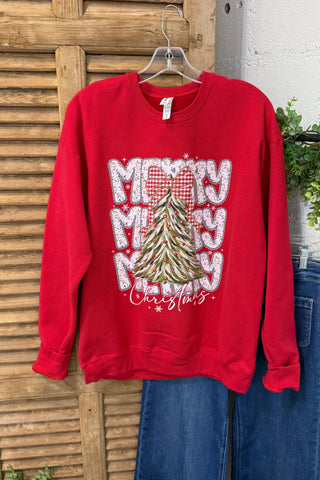 Merry Merry Christmas Sweatshirt Southern Attitude Designs Wholesale