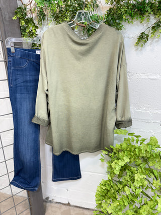 Feel Good Olive Shirts & Tops Fattura