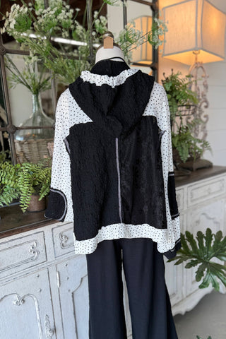 Miss Dot Jacket Black by POL Clothing