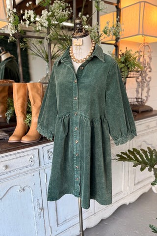 Teresa Dress Emerald by Umgee Dresses Umgee