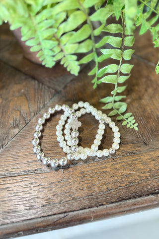 Virtuous Bracelets Silver Pearl Bracelets Whats Hot Jewelry