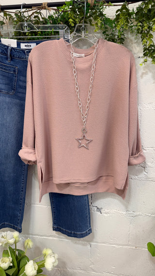 Jamie Top Dusty Mauve Shirts & Tops Tres Bien