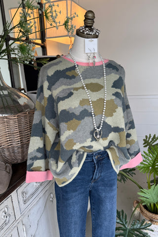 Foxtrot Sweater Camo by Bibi