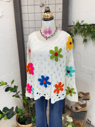 Perennial Sweater Off White Sweater Bibi