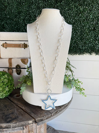 Daystar Necklace Blue