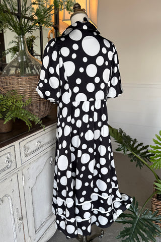 Alotta Dots Long Dress Black by Jodifl Dresses Jodifl