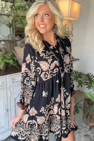 Sandy Dress Black by Umgee Dresses Umgee