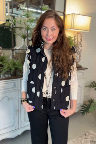 Roberta Vest Black by Umgee