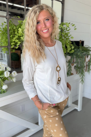 Cypress Top Ivory Shirts & Tops Camilla