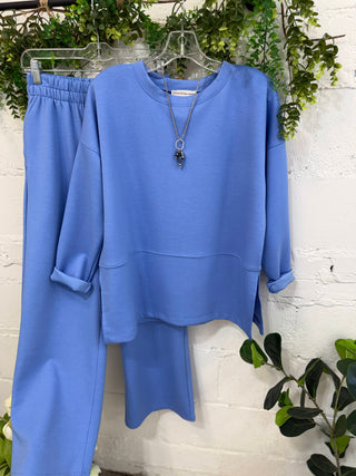 Next Level Pant Set Cornflower Top & Pant Set Zenana