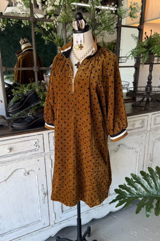 Barnes Dress Camel by Umgee Dresses Umgee