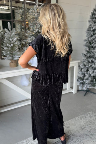 Crushing It Top Black by Umgee Shirts & Tops Umgee