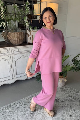 Next Level Pant Set Lt Rose