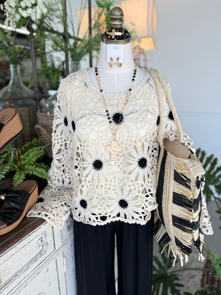 Addie Sweater Natural Sweater Pol Clothing