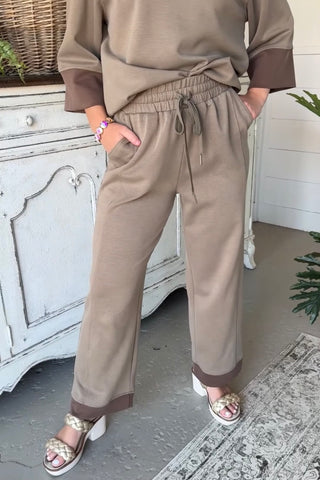 Cruisin Pants Coco Brown by Umgee