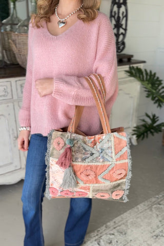 Joleen Hobo Bag Mocha Handbags K & K Interiors