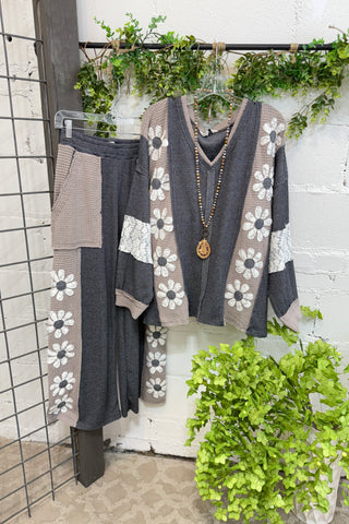 Petal Pusher Pants Charcoal/Mocha