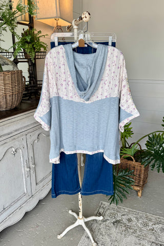Precious Star Top Steel Blue by POL Clothing Shirts & Tops Pol Clothing