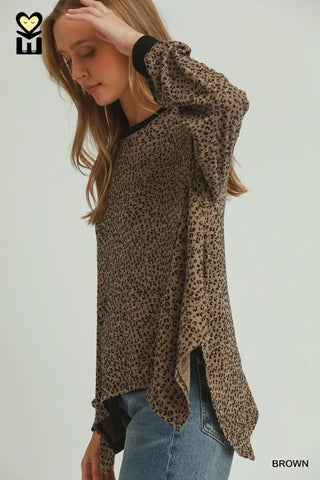 In Trouble Top Brown by Umgee