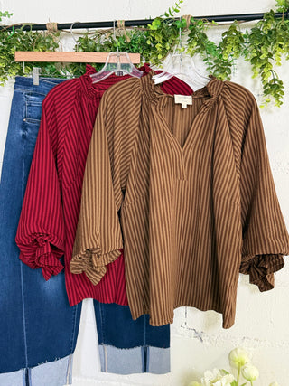 Campbell Top Cappuccino by Umgee