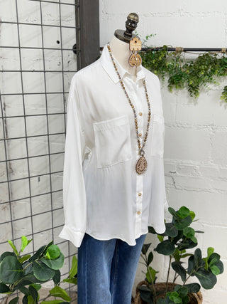 Tia White Shirts & Tops Blu Pepper