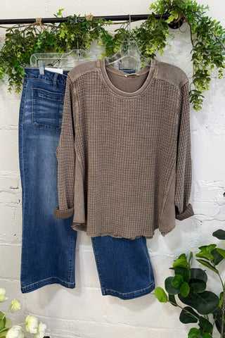 Kimi Mocha by Easel Shirts & Tops Easel