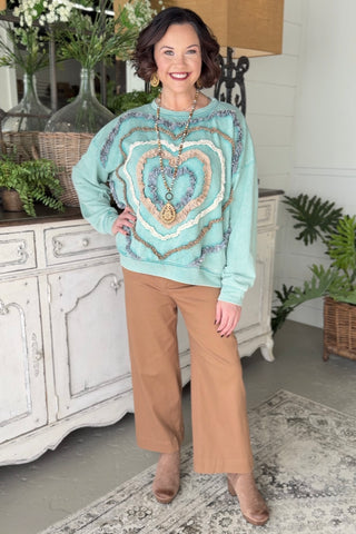 Special Love Mint Sweatshirt Oli & Hali