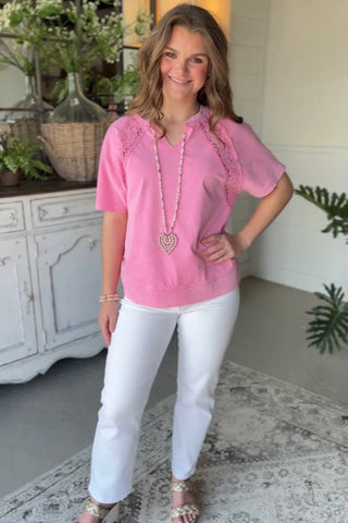 Ashford Top Pink Shirts & Tops Disco