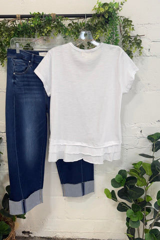 Christine Top White