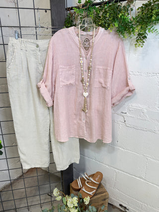 In The Details Top Blush Shirts & Tops Prospero