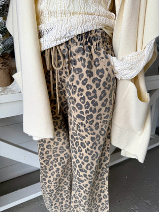 Fervor Pants Leopard RESTOCK Soon Pants Blu Pepper