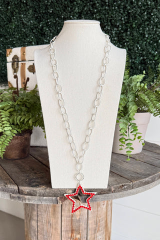 Daystar Necklace Red Necklaces BFF