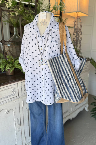 Lucille Top White Shirts & Tops YOLLY