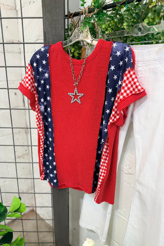 Firecracker Top Red Shirts & Tops Heimish USA